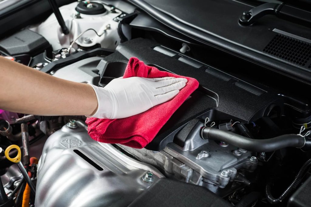 car interior cleaning